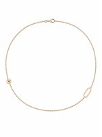 Necklace Woman in Gold COLL CON MAGLIA ALLUNGATA E PIATTINO